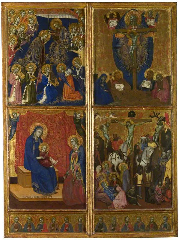 Сцены с Девой Марией; Троица; Распятие - Барнаба из Модены