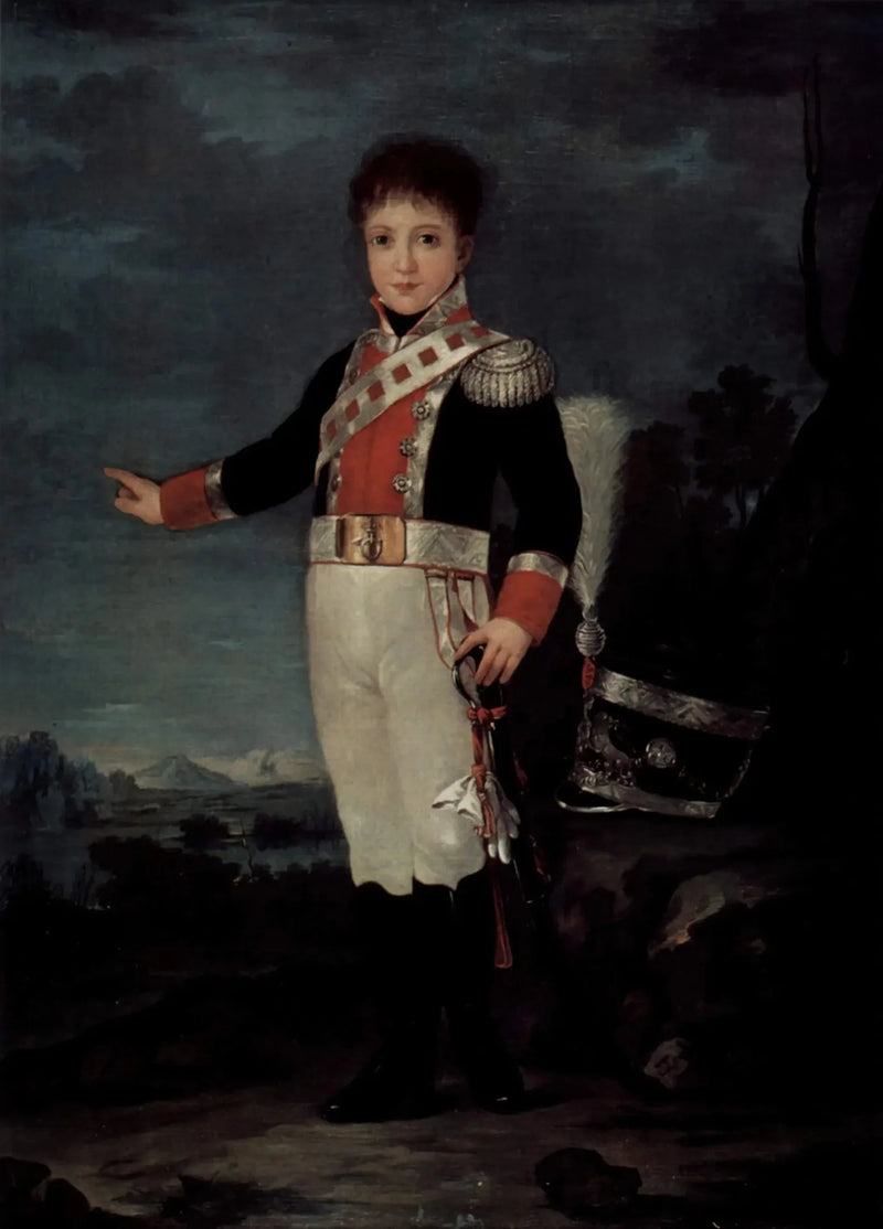Себастьян Габриэль де Борбон в детстве - Франсиско Гойя