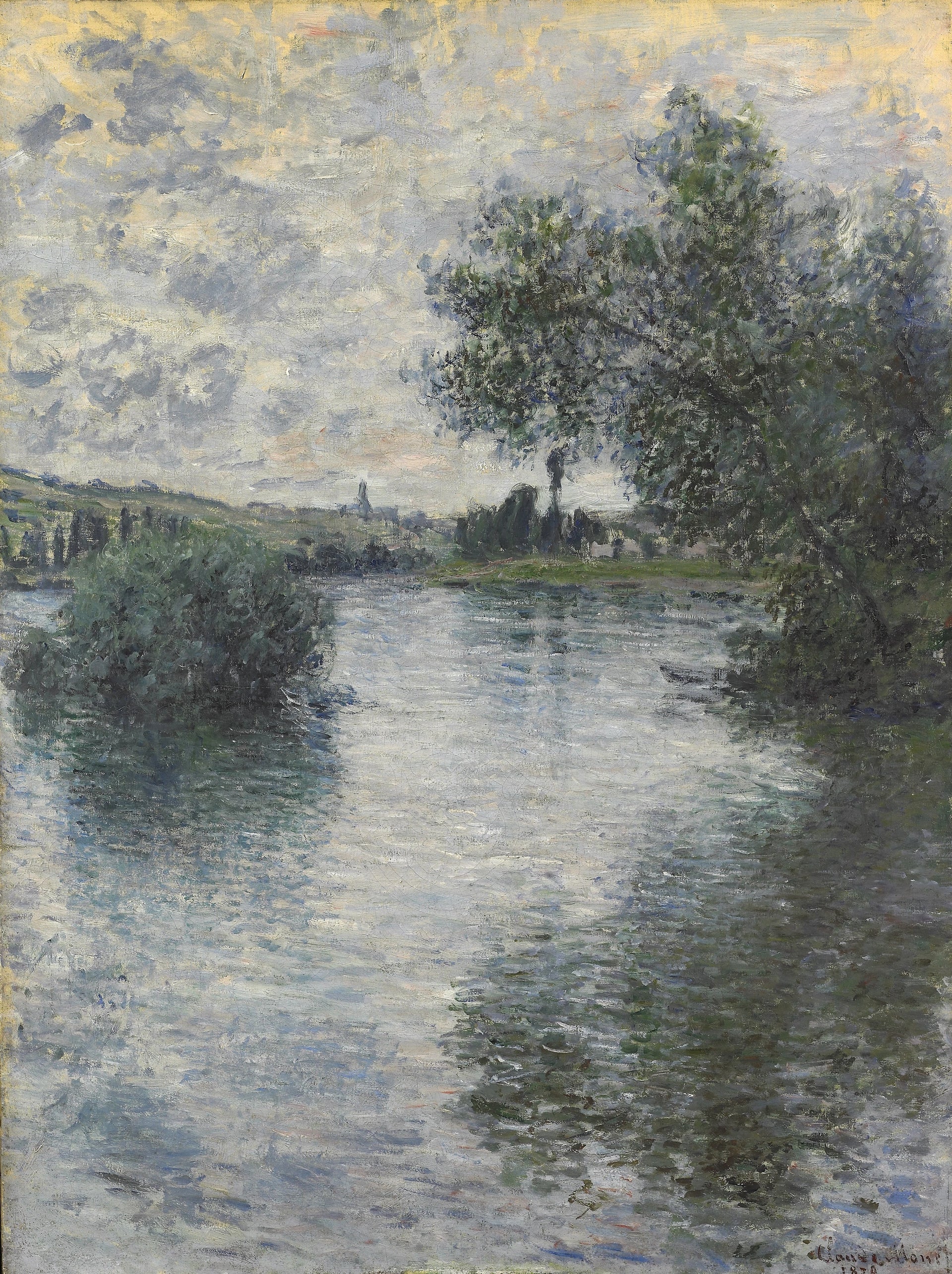 La Seine à Vétheuil W537 par Claude Monet, musée des Beaux-Arts de Rouen