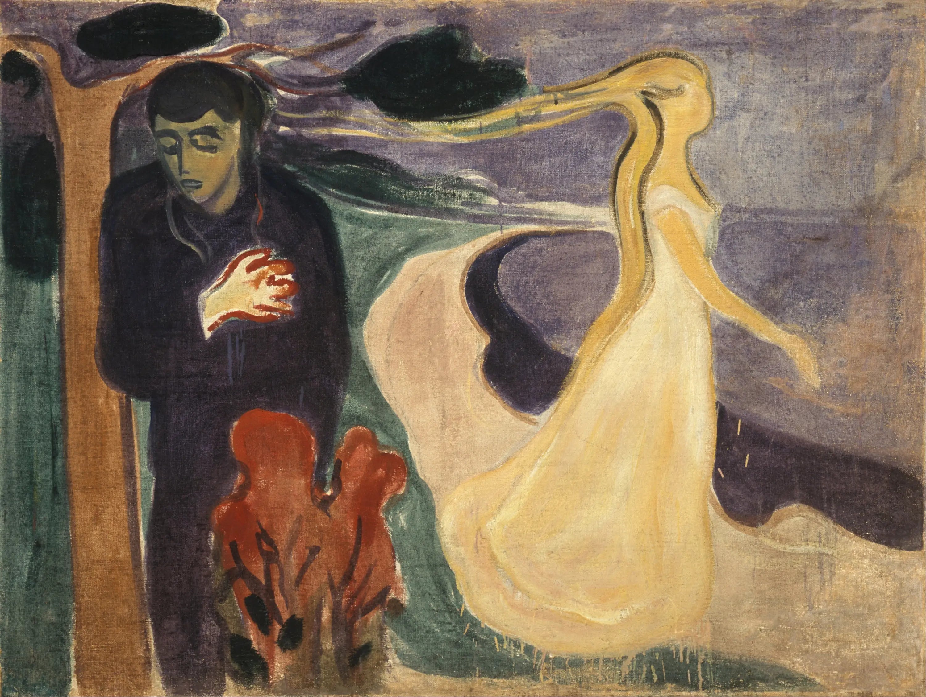 Séparation - Edvard Munch image 1 reproduction de peinture à l’huile