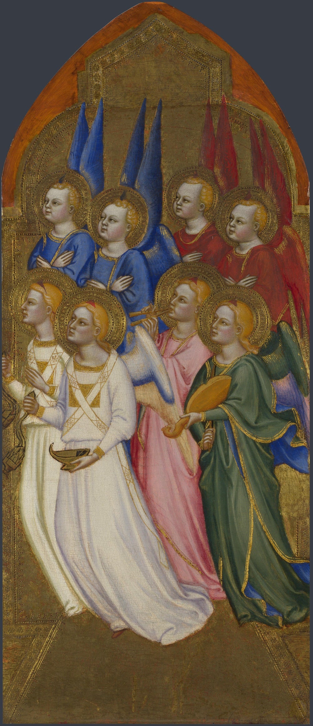 Séraphins chérubins et anges adorateurs - Jacopo di Cione - Alpha Reproduction