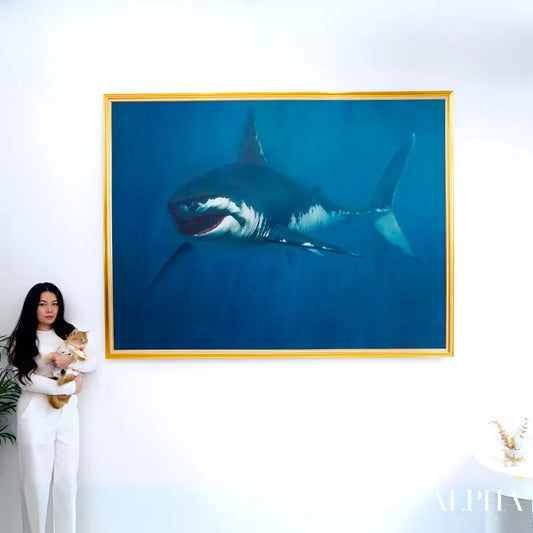 Shark – Somchai | 150 x 200 cm Reproductions de tableaux à la peinture à l’huile