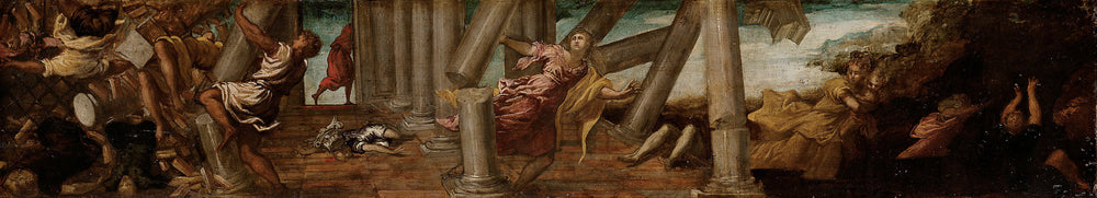 Simsons Rache an den Philistern - Jacopo Tintoretto image 1 reproduction de peinture à l’huile