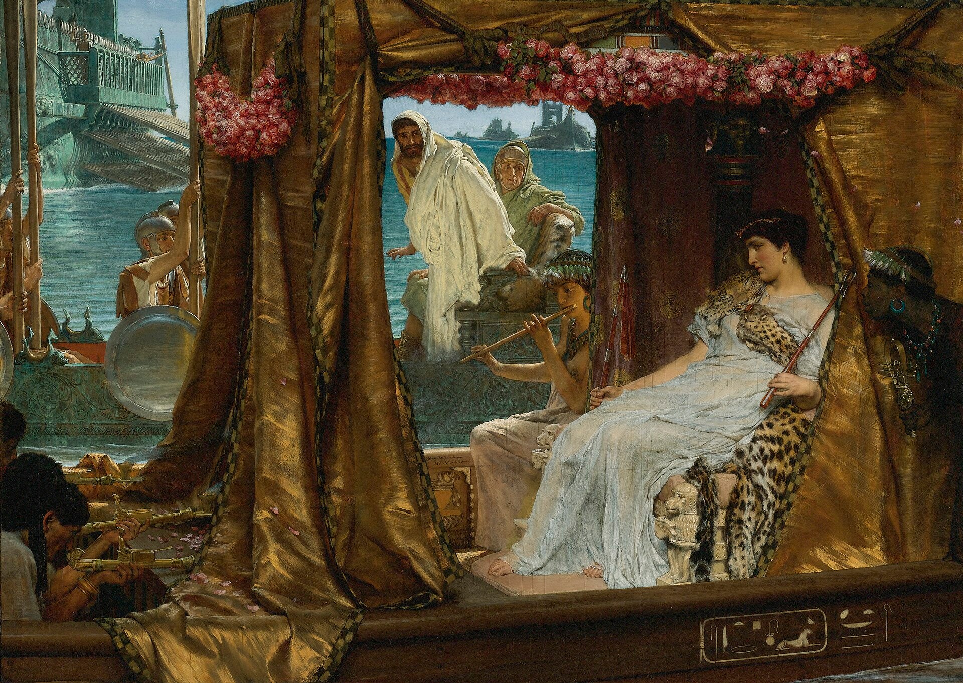 The Meeting of Antony and Cleopatra - Lawrence Alma-Tadema