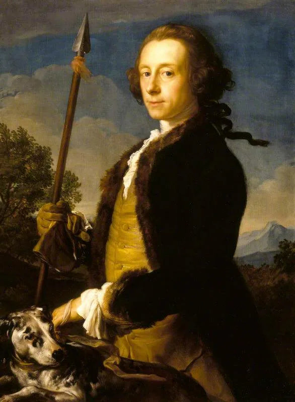 Сэр Мэтью Фезерстонхо, 1-й баронет, депутат (1714-1774) в роли охотника с копьем для кабана - Помпео Батони