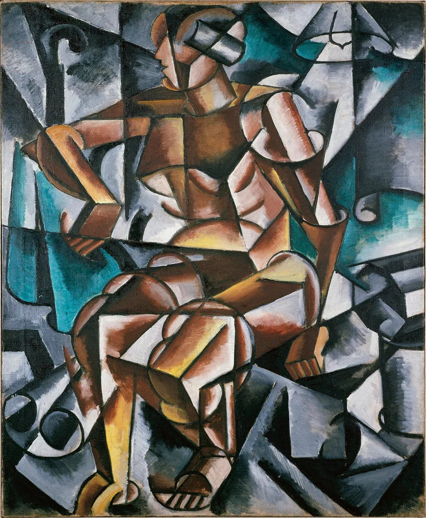 Sitzender weiblicher Akt - Lioubov Popova