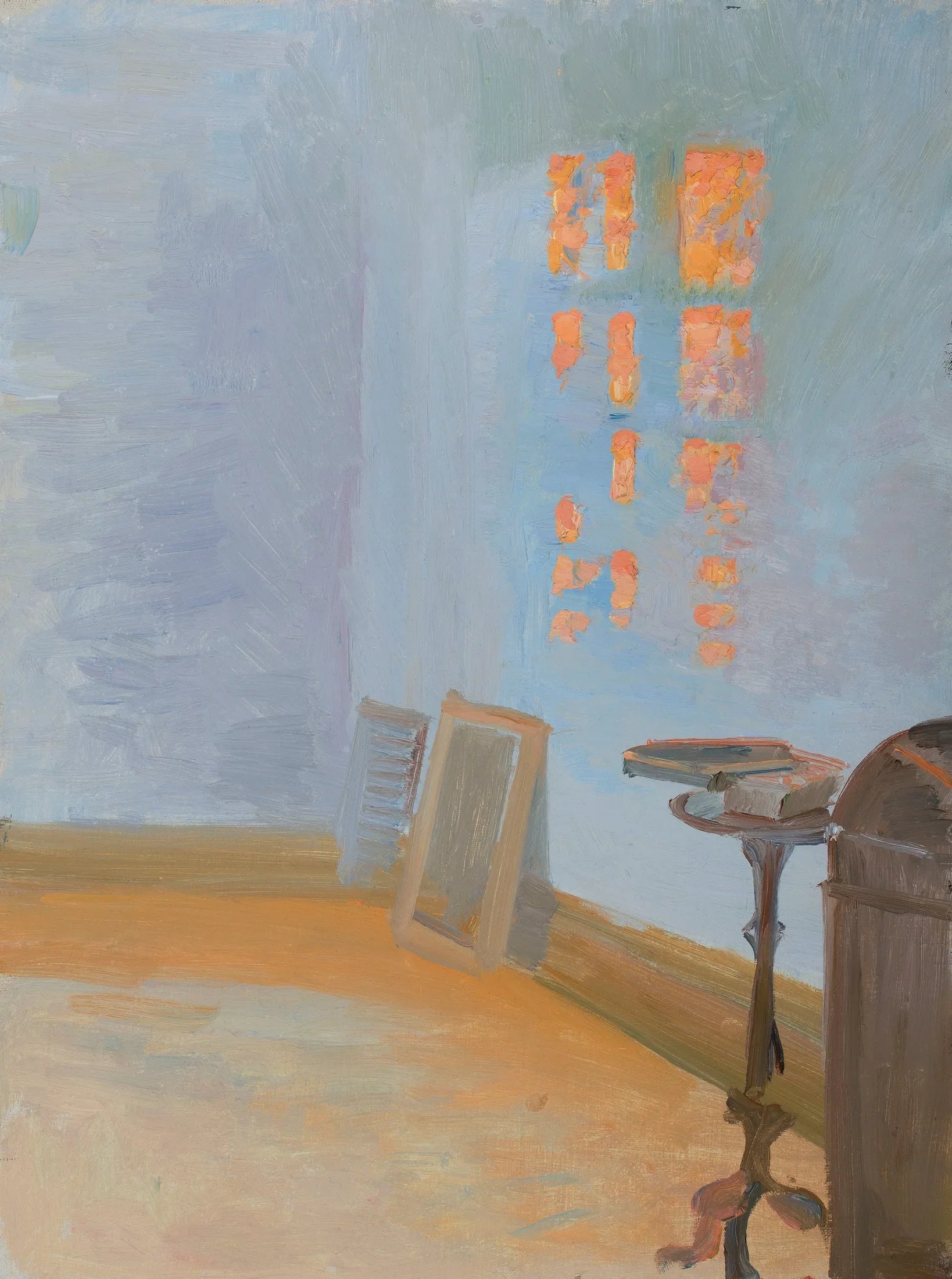 Soleil couchant dans l'atelier de l'artiste à Markvej. - Anna Ancher image 1 copie peinte à la main à l’huile
