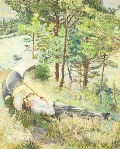 Sommermorgen - Max Slevogt image 1 copie de tableau peinte à la main
