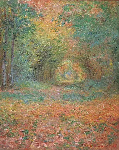 Sous-bois dans la forêt de Saint-Germain - Claude Monet image 1 reproduction réalisée par Alpha Reproduction