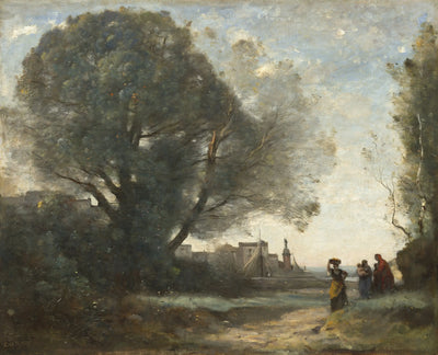 Souvenir de Terracine - Jean-Baptiste Camille Corot - Alpha Reproduction