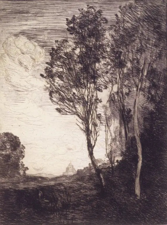 « Souvenir d’Italie » - Jean-Baptiste Camille Corot - Alpha Reproduction