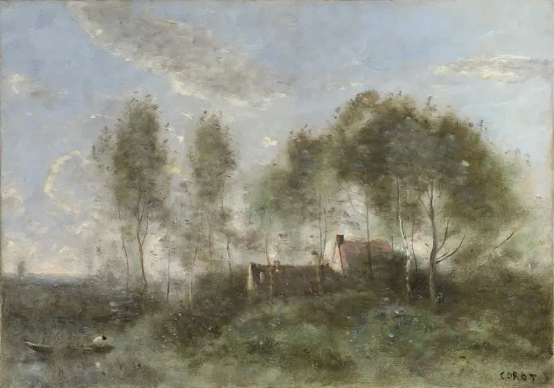 Souvenir d’un voyage à Coubron - Jean-Baptiste Camille Corot - Alpha Reproduction