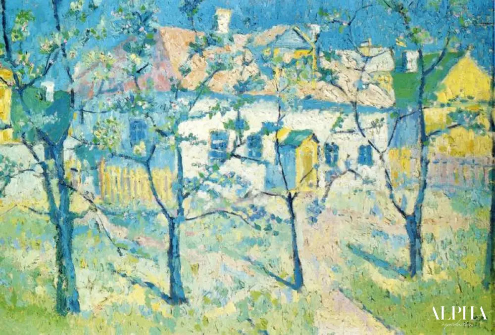 Spring Garden in Blossom - Kazimir Malevich - Reproductions de tableaux et peintures haut de gamme