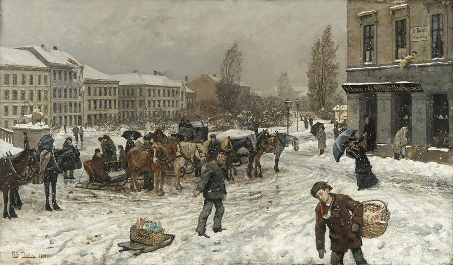 Stortings plass - Frits Thaulow