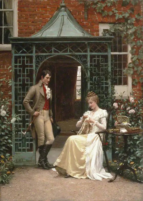 Sur le seuil - Edmund Blair Leighton - Alpha Reproduction