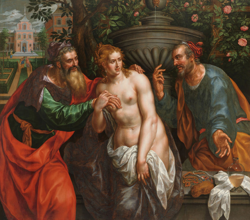 Susanna et les aînés - Hendrick de Clerck