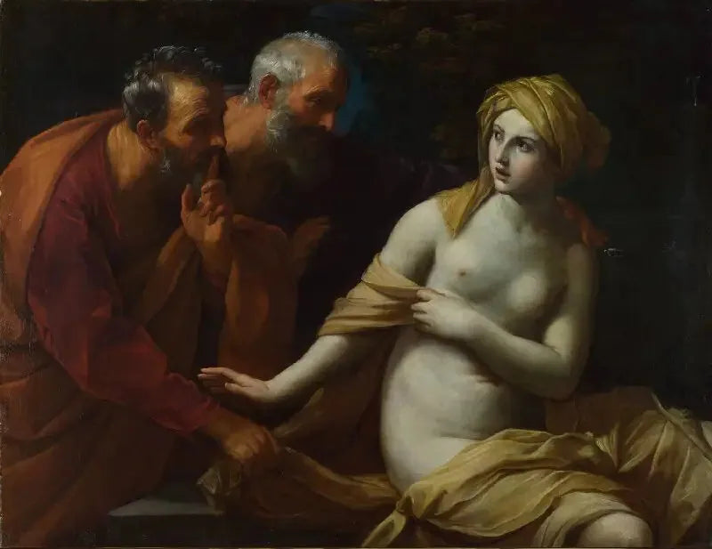 Suzanne et les vieillards - Guido Reni image 1 reproduction de peinture à l’huile