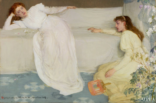 Symphonie en blanc, n° 3 - James Abbott McNeill Whistler - Reproductions de tableaux et peintures haut de gamme