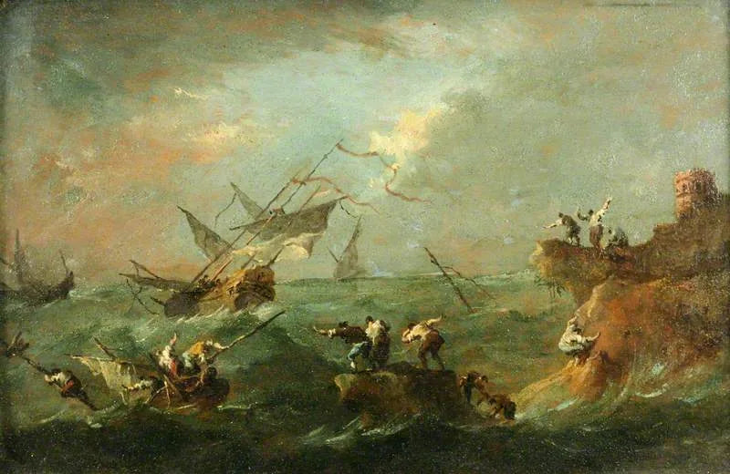 Буря в море - Франческо Гварди