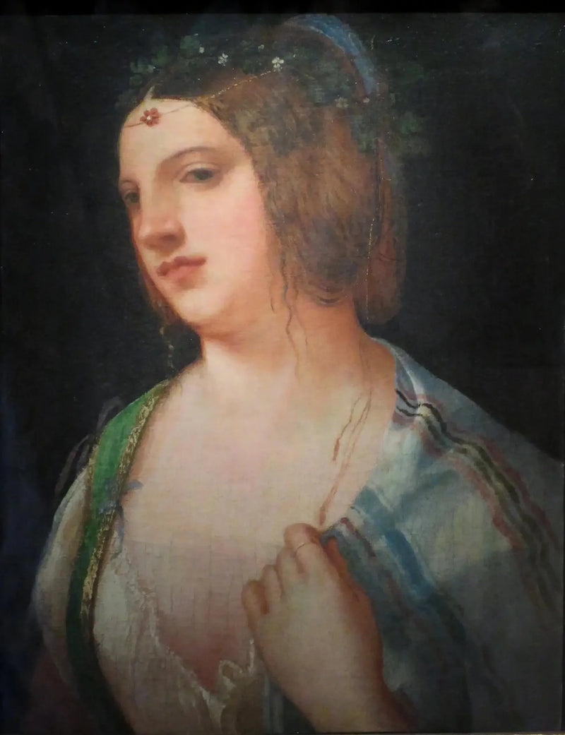 Голова молодой венецианской девушки - Giorgione
