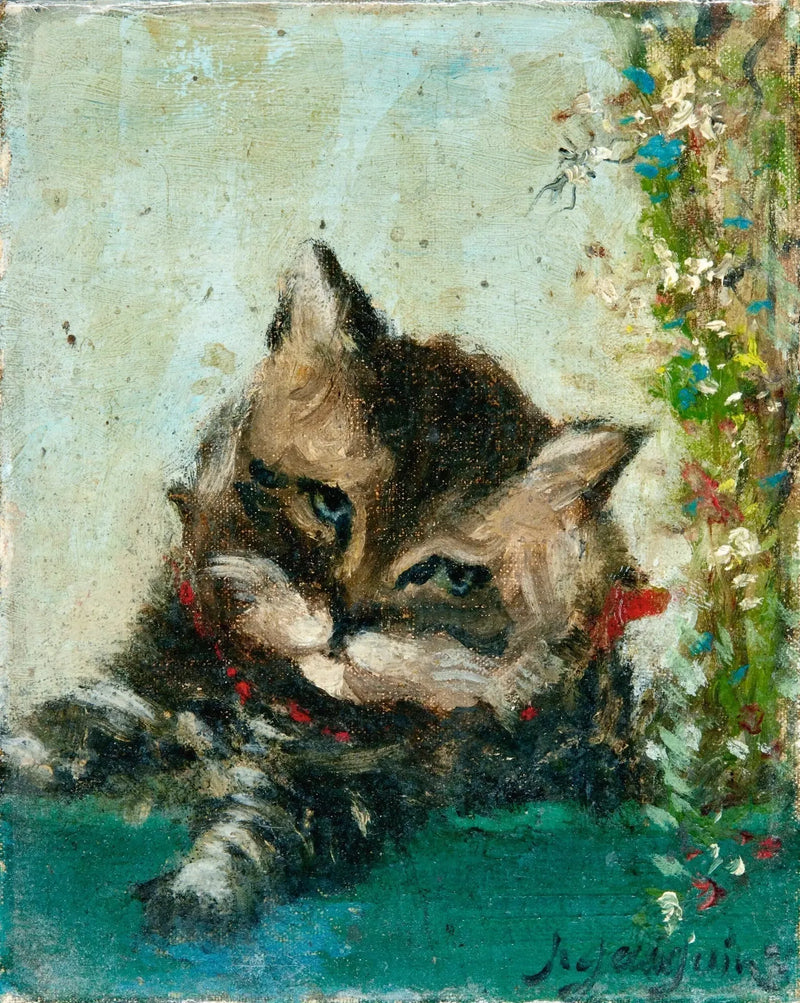 Голова кошки - Поль Гоген