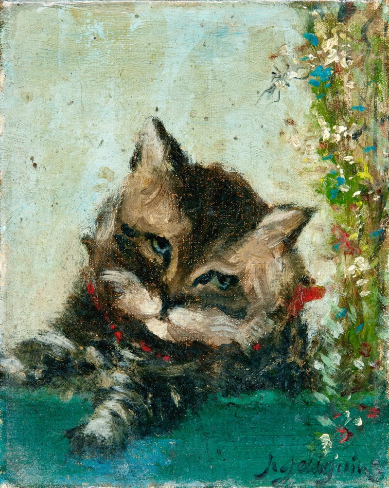Голова кошки - Поль Гоген