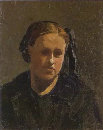 Голова женщины - Клод Моне