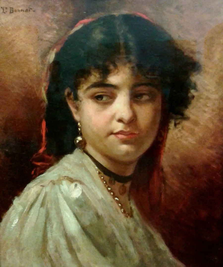 Голова женщины - Леон Бонна