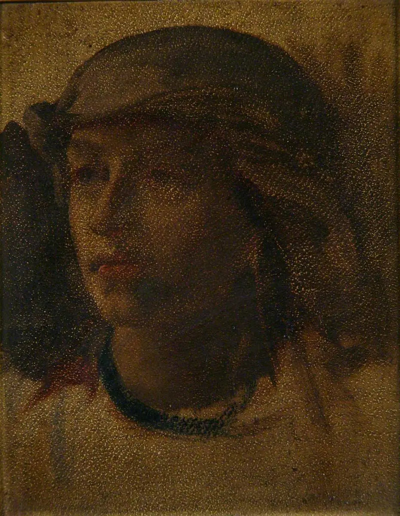 Голова девушки - Фредерик Лейтон