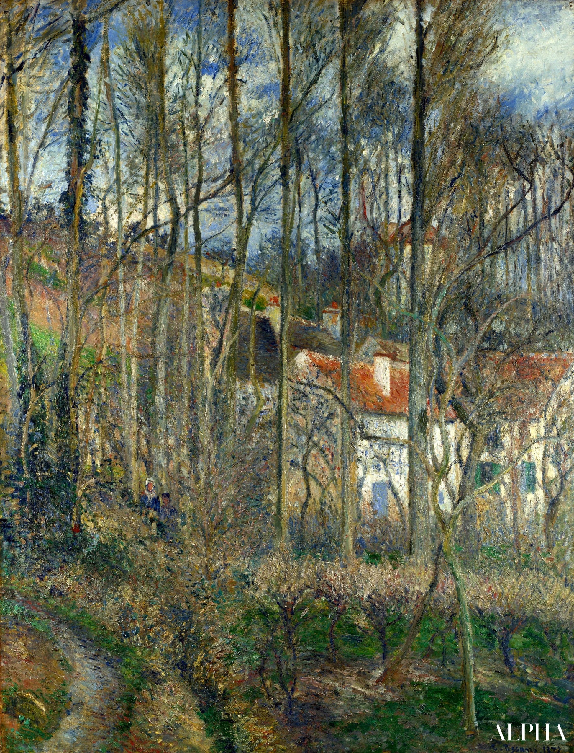 Thé Côté des Boeufs à L'Hermitage - Edouard Manet - Reproductions de tableaux et peintures haut de gamme