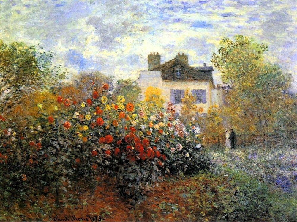 « Сад Моне в Аржантёе » – Клод Моне (1873)