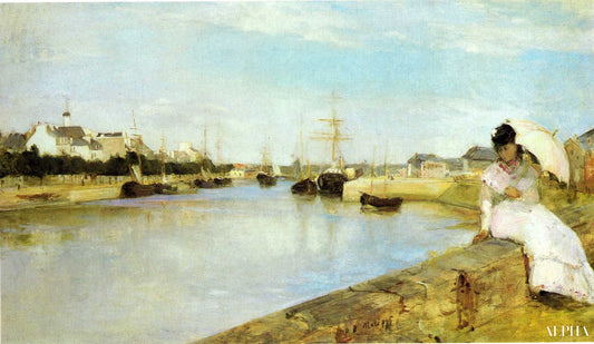 The Harbor at Lorient - Berthe Morisot - Reproductions de tableaux et peintures haut de gamme