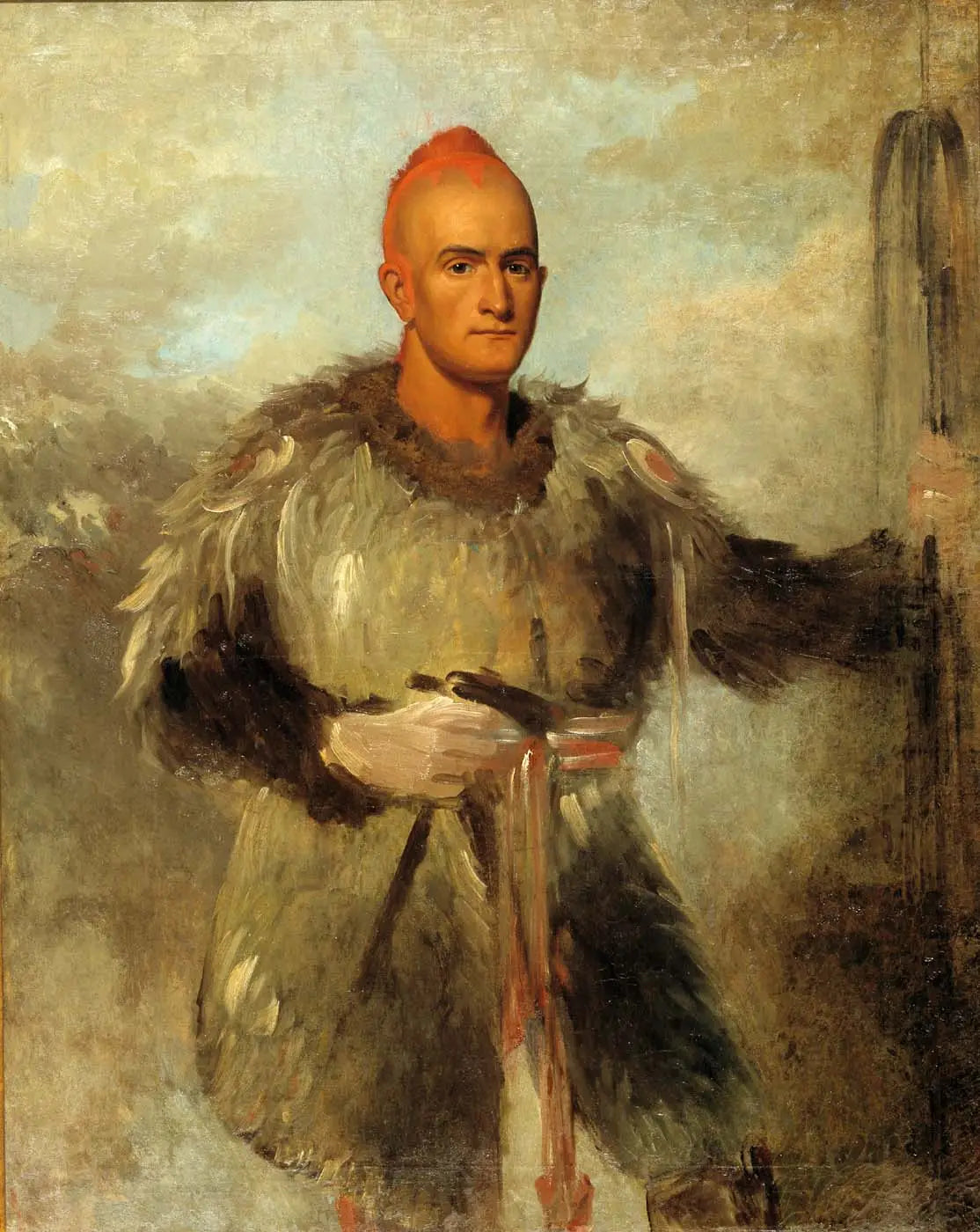 Theodore Burr Catlin en costume indien - George Catlin - Alpha Reproduction