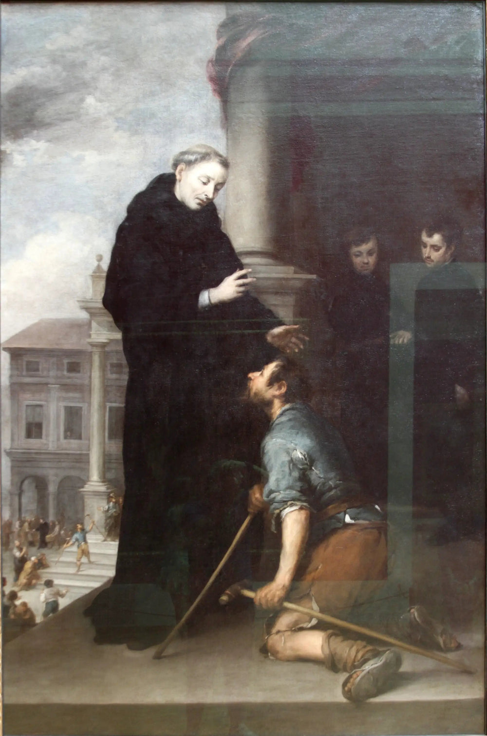 Thomas de Villanova guérit les malades - Bartolomé Esteban Murillo image 1 reproduction artisanale de tableau