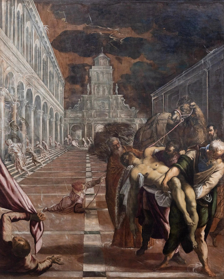 Le corps de saint Marc ramené à Venise, peinture de Le Tintoret