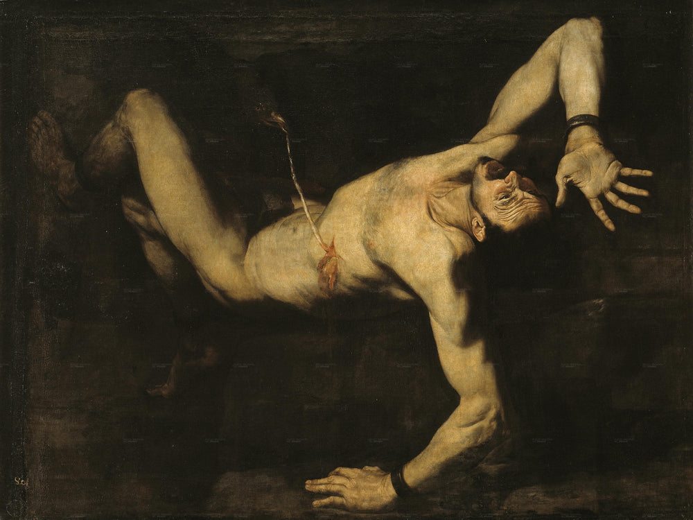 Tityos - Jusepe de Ribera image 1 copie de tableau peinte à la main