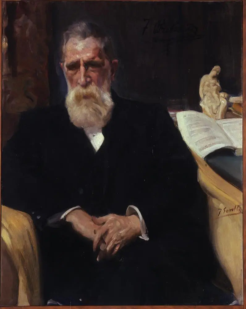 Reproduction du tableau « Tomás Bretón y Hernández - Joaquín Sorolla » par Alpha Reproduction en peinture à l’huile