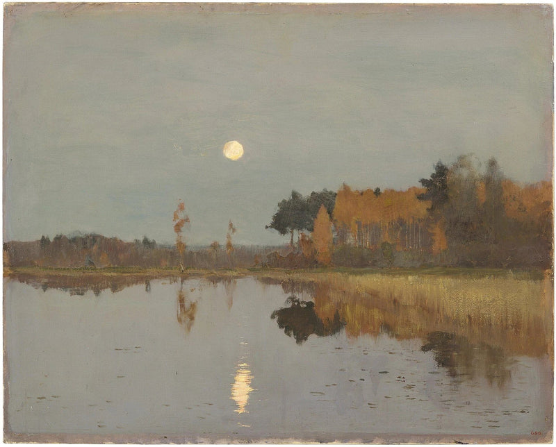 Crépuscule, lune - Isaac Levitan