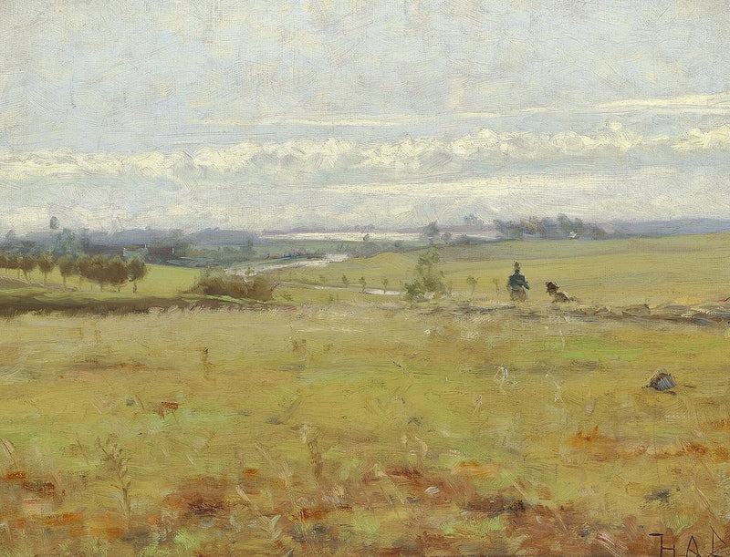 Раннее утро в болотистой местности. - Х. А. Брендекильде