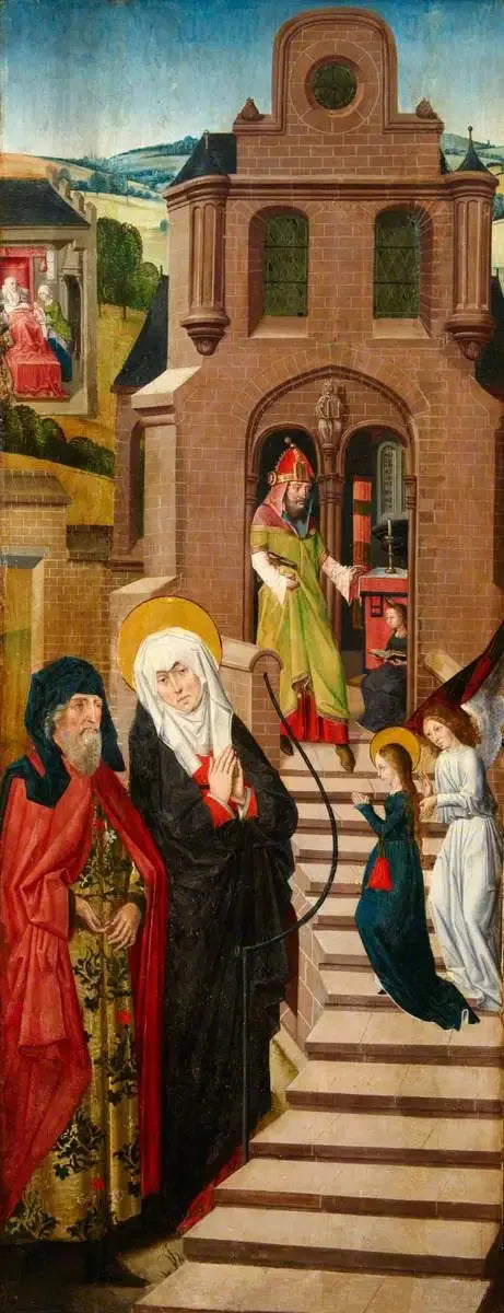 Триптих Вестона (триптих, правая крыло, внутренняя сторона) - Rogier van der Weyden