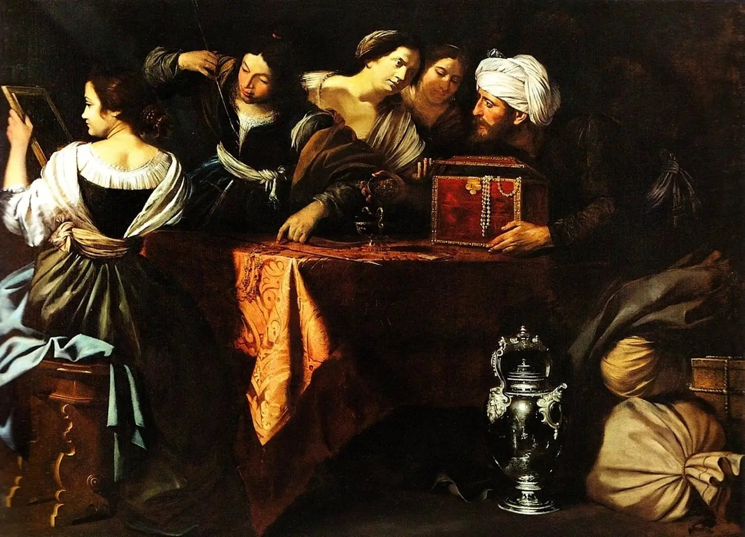 Ulysse remercie Achille parmi les filles de Lycomède - Artemisia Gentileschi - Alpha Reproduction
