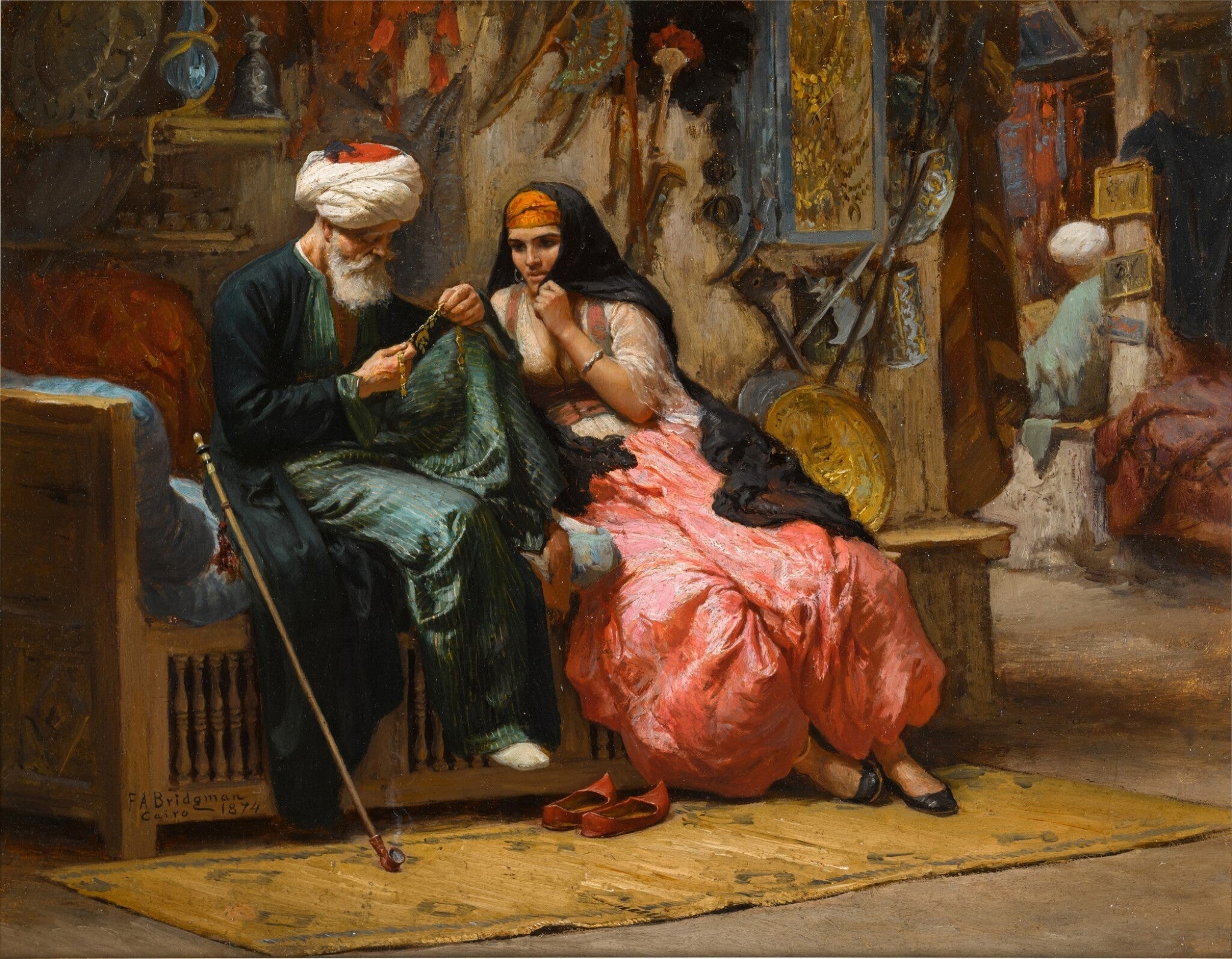 Un bijou précieux - Frederick Arthur Bridgman - Alpha Reproduction