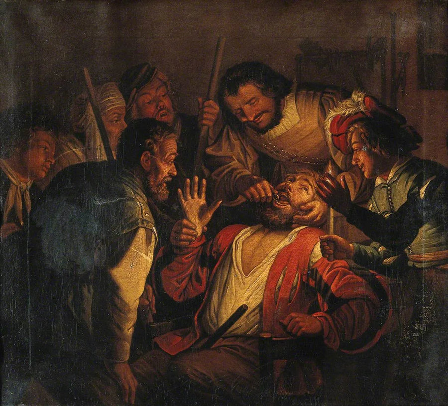 Хирург, извлекающий зуб - Gerrit van Honthorst