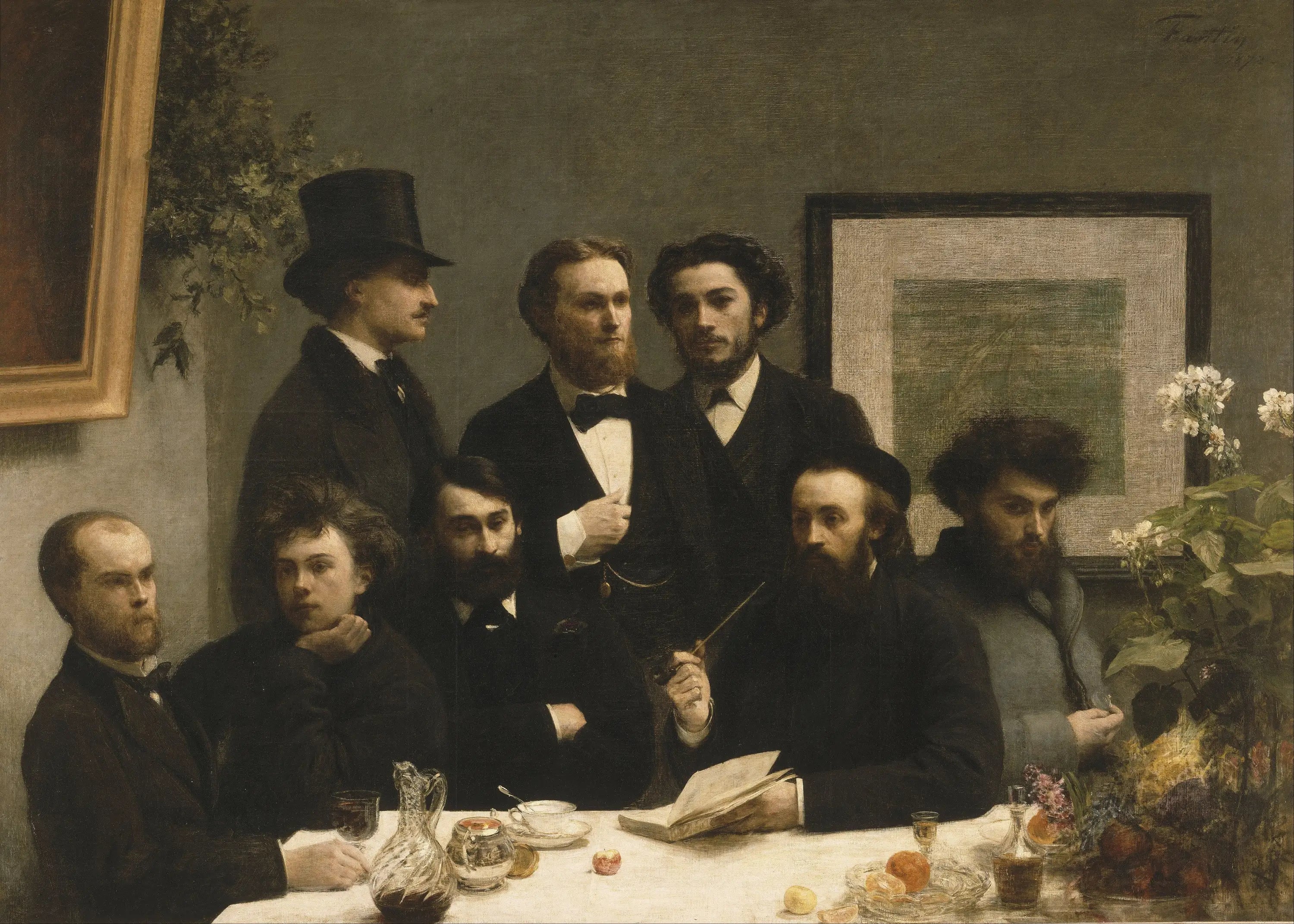 Un coin de table - Henri Fantin-Latour - Alpha Reproduction