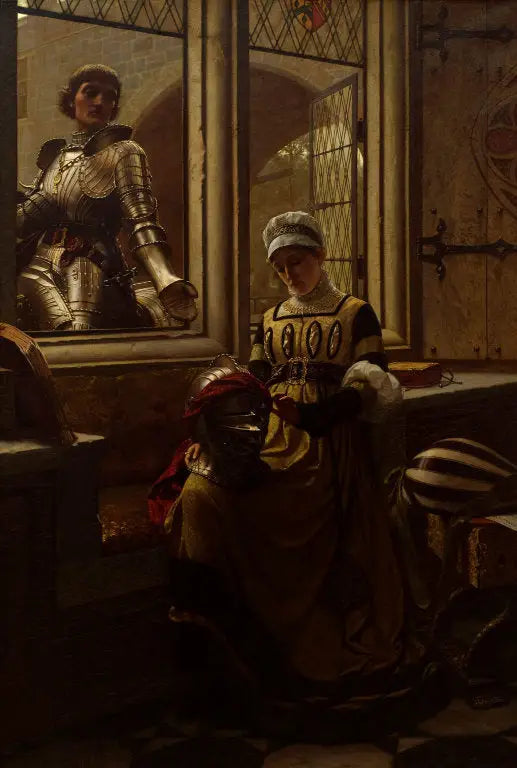 Un Gage d’Amour - Edmund Blair Leighton - Alpha Reproduction