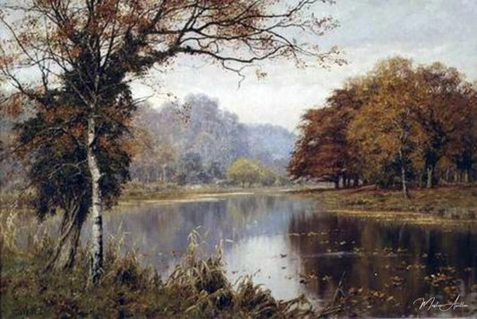 Un jour d'automne - Edward Wilkins Waite - Reproductions de tableaux et peintures haut de gamme