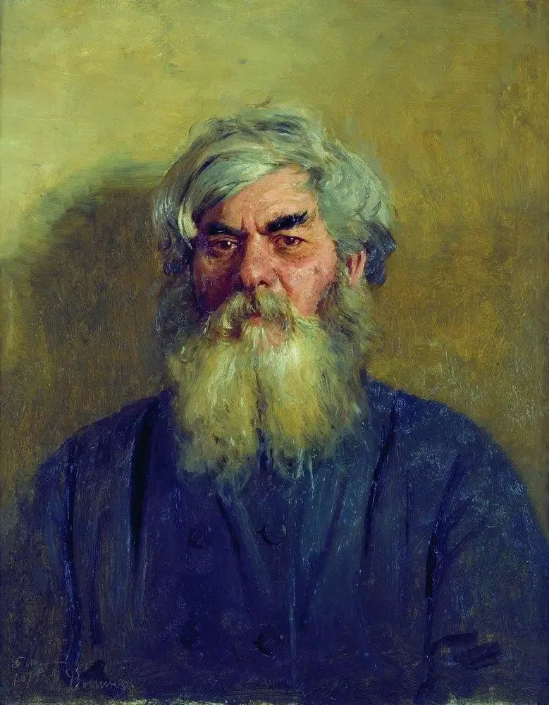 Крестьянин с плохим глазом. - Илья Репин