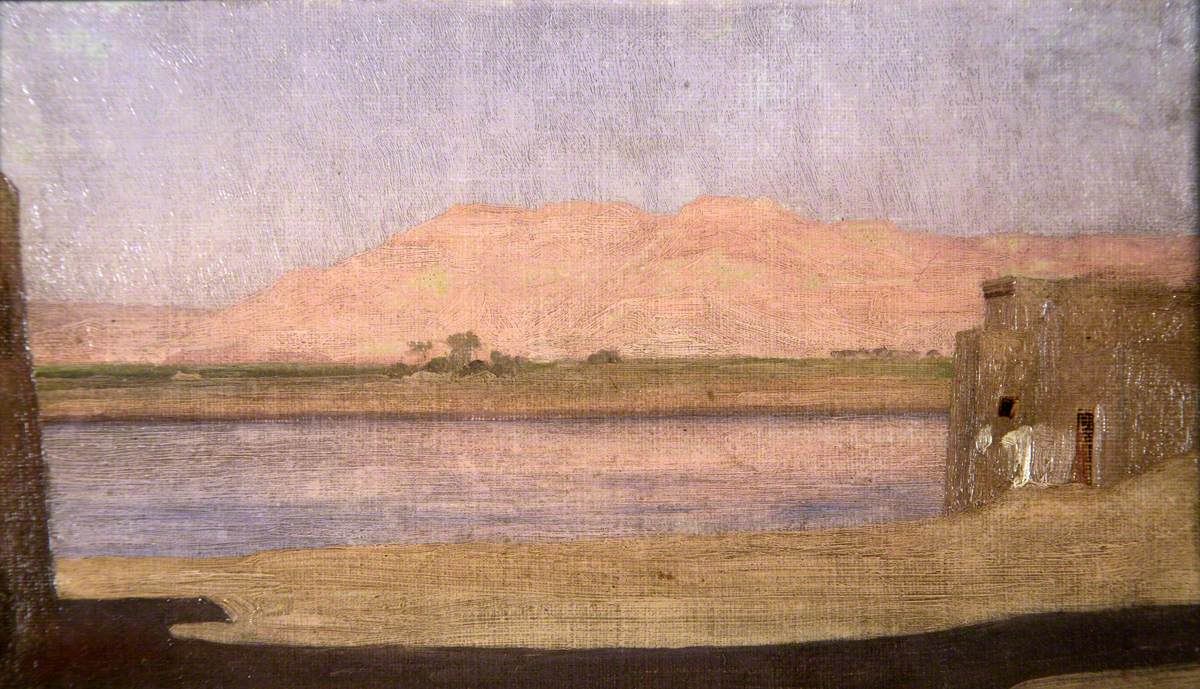 Un temple sur le Nil - Frederic Leighton - Alpha Reproduction