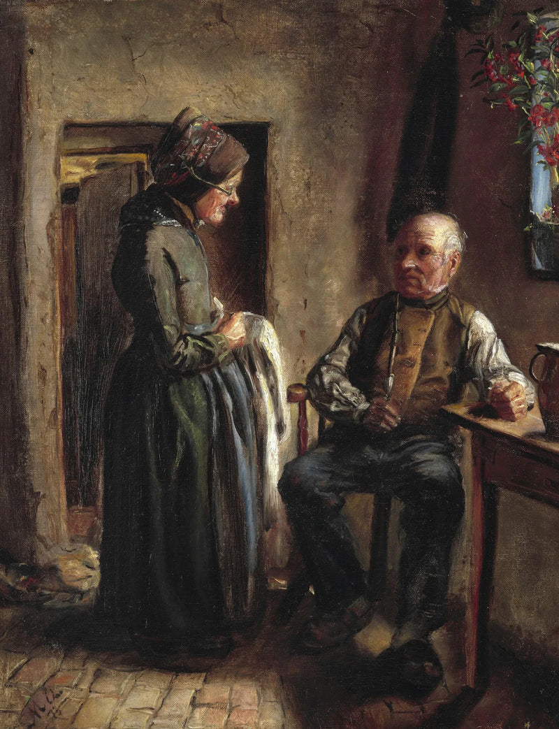 Старая пара. - Michael Peter Ancher