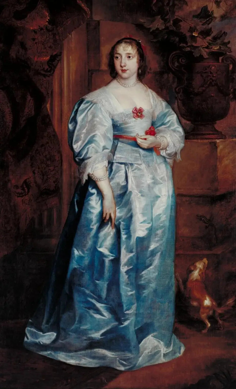 Une dame de la famille Spencer - Antoine van Dyck image 1 reproduction de peinture à l’huile
